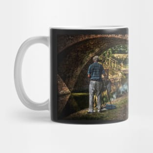 Artist At Pewsey Bridge Mug